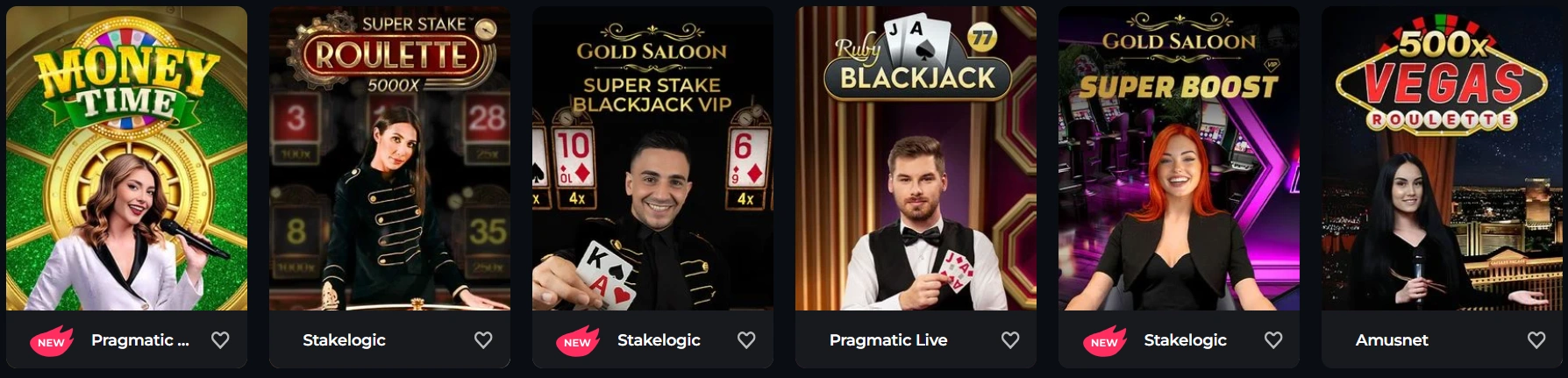 Live casino avec croupiers en direct